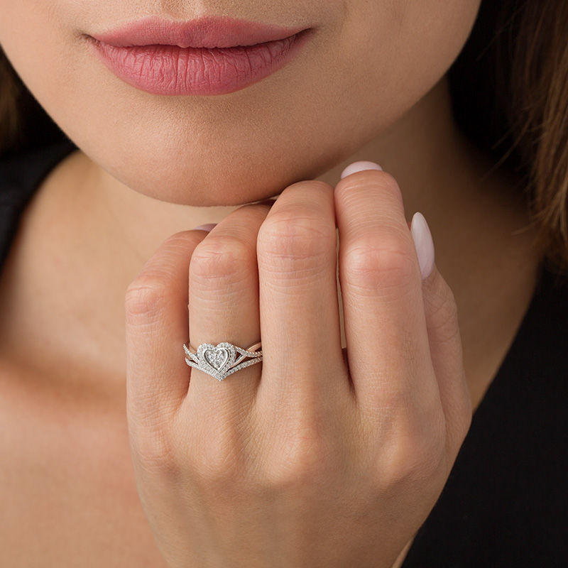 Zales heart wedding set new arrivals