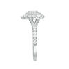 Thumbnail Image 3 of 1 CT. T.W. Pear-Shaped Diamond Double Frame Split Shank Engagement Ring in 14K White Gold