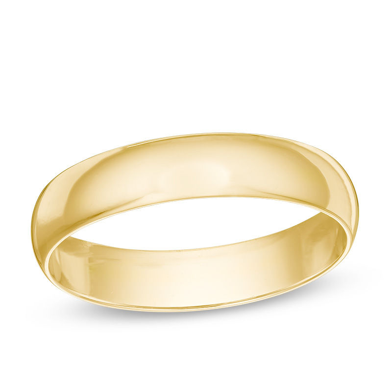 Main Image 1 of Men's 4.0mm Wedding Band in 14K Gold