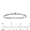 Thumbnail Image 3 of 1/4 CT. T.W. Diamond Tennis Bracelet in Sterling Silver - 7.25"