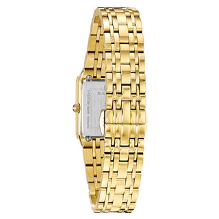 Bulova C960496 Diamond Accent Gold Tone Women’s Watch. New Battery. Bulova Women main image 3