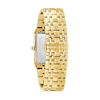 Thumbnail Image 3 of Men's Bulova Modern Diamond Accent Gold-Tone Watch with Rectangular Black Dial (Model: 97D118)