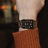 Thumbnail Image 4 of Men's Bulova Modern Diamond Accent Gold-Tone Watch with Rectangular Black Dial (Model: 97D118)