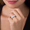 Thumbnail Image 3 of 3 CT. T.W. Diamond Double Row Anniversary Band in 10K White Gold