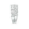 Thumbnail Image 4 of 3 CT. T.W. Diamond Double Row Anniversary Band in 10K White Gold