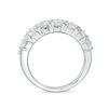 Thumbnail Image 4 of 3 CT. T.W. Diamond Double Row Anniversary Band in 10K White Gold
