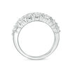 Thumbnail Image 5 of 3 CT. T.W. Diamond Double Row Anniversary Band in 10K White Gold