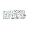 Thumbnail Image 5 of 3 CT. T.W. Diamond Double Row Anniversary Band in 10K White Gold