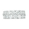 Thumbnail Image 6 of 3 CT. T.W. Diamond Double Row Anniversary Band in 10K White Gold