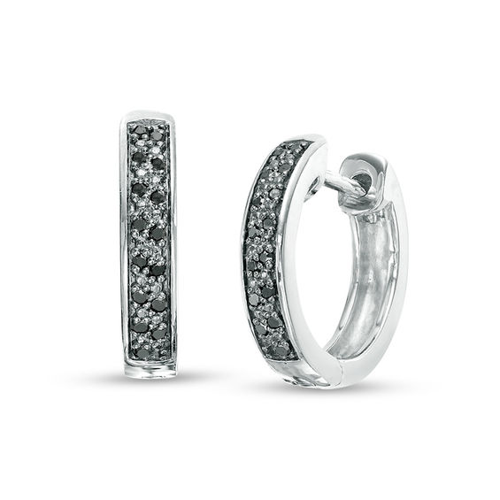 Diamond Hoop Earrings Sterling Silver  Kay