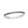 Thumbnail Image 1 of 1/6 CT. T.W. Black Diamond Anniversary Band in 10K White Gold