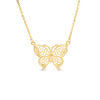 Thumbnail Image 0 of Diamond-Cut Butterfly Pendant in 10K Gold