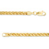 Thumbnail Image 3 of Ladies' 3.15mm Diamond-Cut Franco Snake Chain Necklace in Hollow 14K Gold - 18"