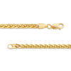 Thumbnail Image 3 of Men's 3.15mm Diamond-Cut Franco Snake Chain Necklace in Hollow 14K Gold - 24"