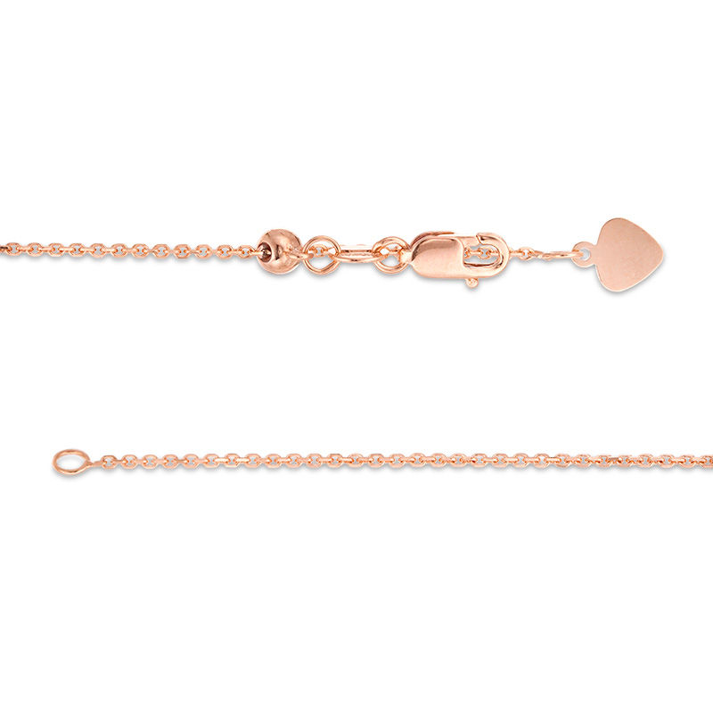 Rose gold cable discount chain