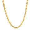 Thumbnail Image 0 of Men's 5.0mm Glitter Rope Chain Necklace in Solid 14K Gold - 24"