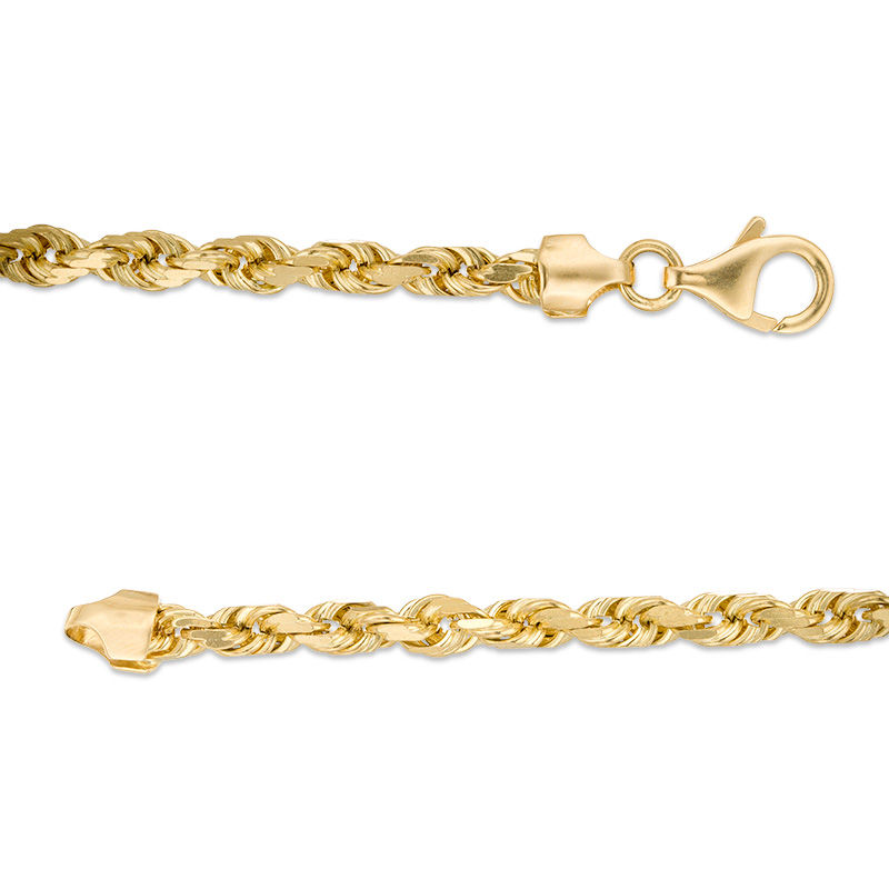 4.5mm Rope Chain Necklace in 14K Gold 