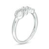 Thumbnail Image 3 of Diamond Accent Sideways Layered Infinity Ring in Sterling Silver