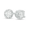 Thumbnail Image 0 of 1/6 CT. T.W. Diamond Solitaire Stud Earrings in Sterling Silver