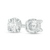 Thumbnail Image 0 of 1/5 CT. T.W. Diamond Solitaire Stud Earrings in Sterling Silver