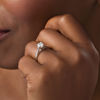 Thumbnail Image 2 of 1/2 CT. Diamond Solitaire Engagement Ring in 10K White Gold