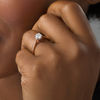 Thumbnail Image 3 of 1/2 CT. Diamond Solitaire Engagement Ring in 10K Rose Gold