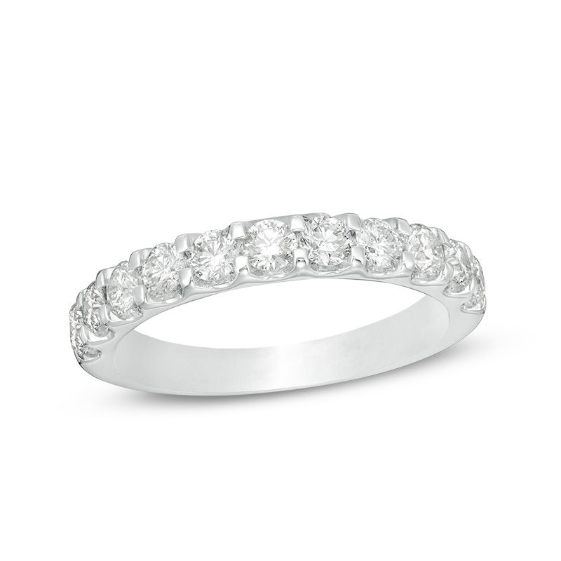 1/5 CT. T.W. Diamond Channel-Set Band in 10K White Gold