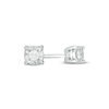 Thumbnail Image 1 of 1/10 CT. T.W. Diamond Solitaire Stud Earrings in Sterling Silver