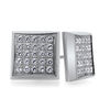 Thumbnail Image 1 of 1/4 CT. T.W. Composite Diamond Square Stud Earrings in Stainless Steel