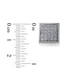 Thumbnail Image 2 of 1/4 CT. T.W. Composite Diamond Square Stud Earrings in Stainless Steel