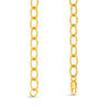Thumbnail Image 1 of Uppercase Block Name Necklace in Sterling Silver with 22K Gold Plate (1 Name)