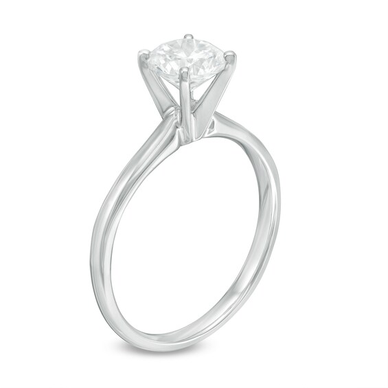 11/2 CT. Diamond Solitaire Engagement Ring in 14K White Gold (K/I3