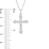 Thumbnail Image 1 of Diamond Accent Cross Pendant in Sterling Silver