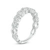 Thumbnail Image 1 of 1/2 CT. T.W. Diamond Wave Band in 14K White Gold
