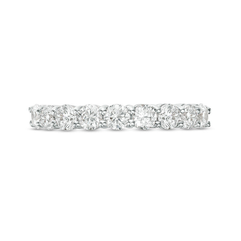 Main Image 4 of 1 CT. T.W. Diamond Wedding Band in 10K White Gold