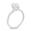 Thumbnail Image 1 of 1 CT. Certified Pear-Shaped Diamond Solitaire Engagement Ring in 14K White Gold (I/I2)