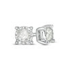 Thumbnail Image 1 of 1/4 CT. T.W. Diamond Solitaire Stud Earrings in Sterling Silver