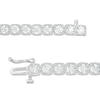 Thumbnail Image 2 of 2 CT. T.W. Diamond Vintage-Style Tennis Bracelet in 10K White Gold - 7.5"