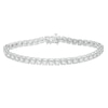Thumbnail Image 3 of 2 CT. T.W. Diamond Vintage-Style Tennis Bracelet in 10K White Gold - 7.5"