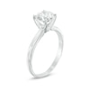 Thumbnail Image 2 of 1-1/2 CT. Certified Diamond Solitaire Engagement Ring in 14K White Gold (J/I2)