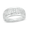 Thumbnail Image 1 of 5/8 CT. T.W. Quad Multi-Diamond Five Stone Anniversary Band in 10K White Gold