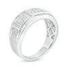 Thumbnail Image 2 of 5/8 CT. T.W. Quad Multi-Diamond Five Stone Anniversary Band in 10K White Gold