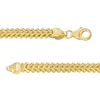 Thumbnail Image 2 of Italian Gold Men's 4.0mm Franco Chain Bracelet in Hollow 14K Gold - 8.5"