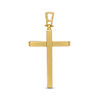 Thumbnail Image 0 of Made in Italy Men's Textured Cross Necklace Charm in 14K Gold