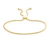 Thumbnail Image 1 of 030 Gauge Wheat Chain Bolo Bracelet in 10K Gold - 9"