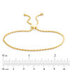 Thumbnail Image 2 of 030 Gauge Wheat Chain Bolo Bracelet in 10K Gold - 9"