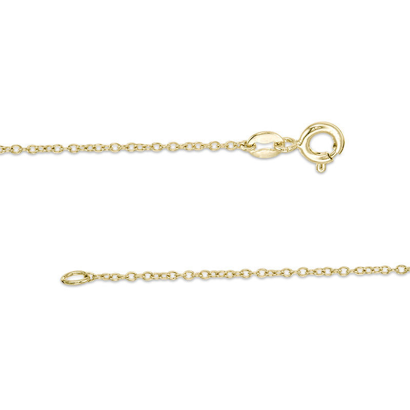 Main Image 2 of Puff Heart Station Bracelet in 10K Gold - 7.5"