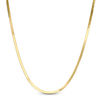 Thumbnail Image 0 of Made in Italy 024 Gauge Herringbone Chain Necklace in 14K Gold - 18"