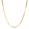 Thumbnail Image 1 of Made in Italy 024 Gauge Herringbone Chain Necklace in 14K Gold - 18"