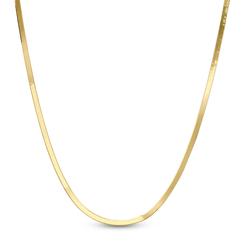 18 14k gold clearance herringbone necklace